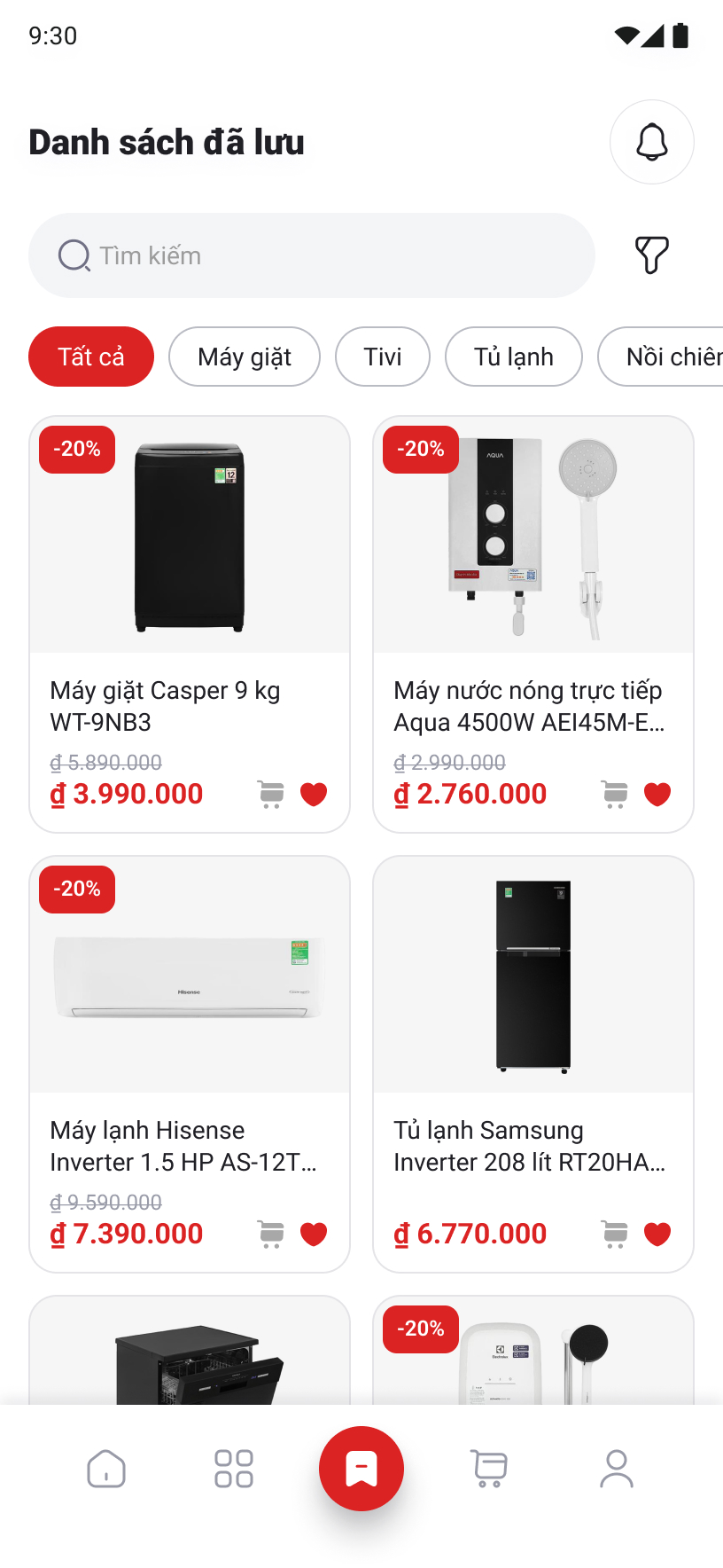 App siêu thị điện máy